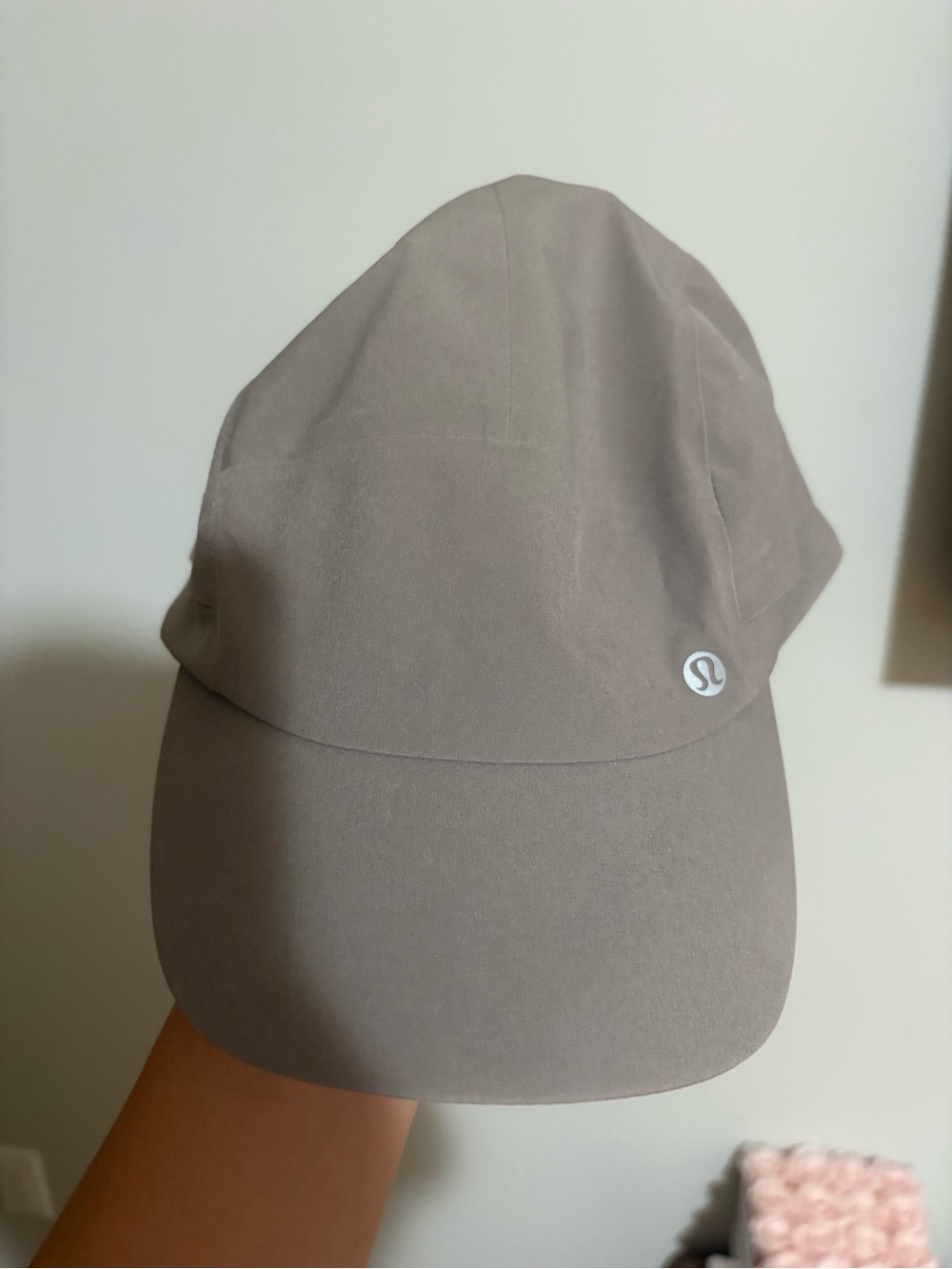 lululemon water-resistant ball cap in taupe
